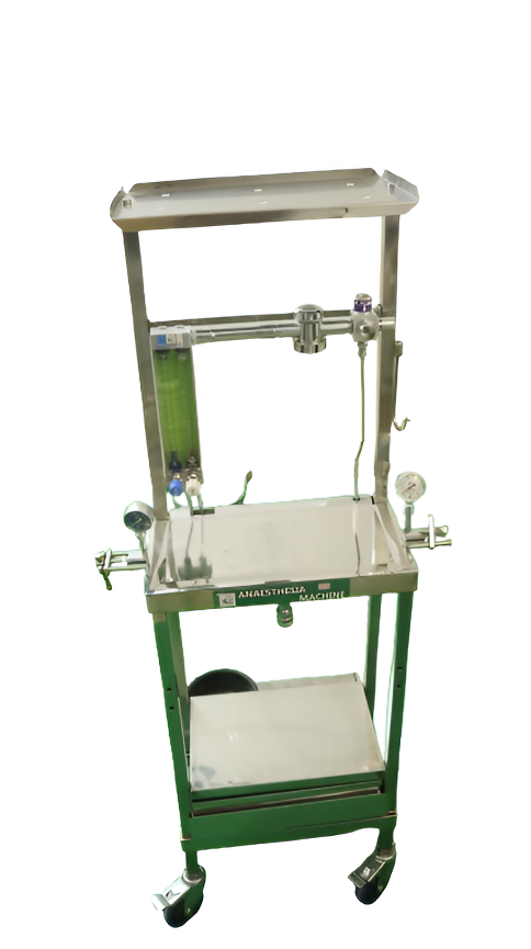 ANAESTHESIA APPARATUS TROLLEY FRAMEWORK M.S.
